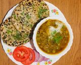 A picture of step 4 of Stuffed kulcha.