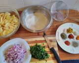 A picture of step 1 of Spicy Herb bhajia#allstarscontest.