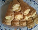 Vanília krémmel töltött tölcsérek recept fázis 5 fotója