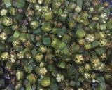 A picture of step 4 of Lemon Masala Crispy Bhindi.