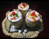 A picture of step 5 of Fruits custard trifle.