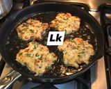 A picture of step 3 of Cheesy Chicken Fritters:.