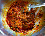 A picture of step 4 of Baigan Ka Bharta.