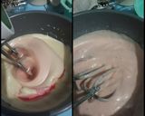 Foto langkah ke 3 dari resep Chiffon Strawberry Milk Ekonomis.