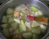 Gambar langkah 4 resipi Tumis Labu Air Bersama Udang.