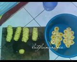 Foto langkah ke 8 dari resep Roti isi pisang (bentuk roti kepang dan bentuk bunga).