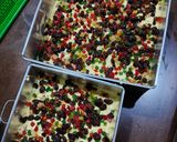 Gambar langkah 5 resipi Kek Buah Kukus / Kek Dandy.