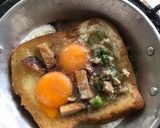 รูปขั้นตอนการทำที่ 1 ของ ขนมปังไข่กระทะ 🍳