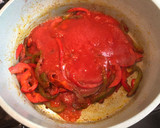Foto del paso 6 de la receta: Pasta en salsa de pimientos con polvo de jamón serrano