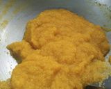 A picture of step 3 of Rava Kesari.