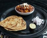 A picture of step 5 of Paneer kadai.