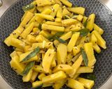 A picture of step 4 of Yam Fry.