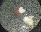 Foto del paso 3 de la receta Merluza con salsa de berberechos y culis de espinacas con espuma