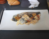Foto del paso 12 de la receta: Truchas al grill doble con jamón y queso