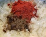 "Csicseris gombapörkölt" bulgurral 🍄 recept fázis 2 fotója