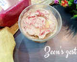 A picture of step 3 of Tahini Paste with Sumac.