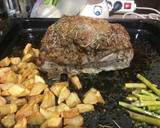 Foto del paso 6 de la receta: Aguja de cerdo asada con especias, mostaza y miel
