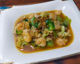 Foto langkah ke 5 dari resep Tumis Pakcoy Udang.