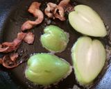 A picture of step 3 of California Farm Cheese Stuffed Squash.