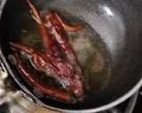 A picture of step 5 of Punjabi kadhi pakode.