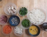 A picture of step 2 of Nan's Fried Rice.