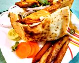 A picture of step 5 of Chicken Shawarma In Pita Bread.