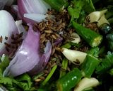 A picture of step 1 of Green chutney.
