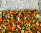 Foto del paso 2 de la receta Empanada de hojaldre con verduras batata y queso crema