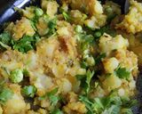 A picture of step 2 of Aloo Samosa.