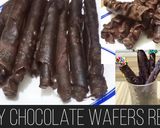 A picture of step 8 of Chocolate wafers.