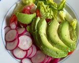 Une image de l'étape 3 de Salade de saumon fumé - Vinaigrette moutarde et sésame.