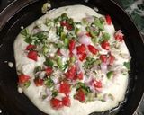 A picture of step 3 of Healthy oats uttapam.