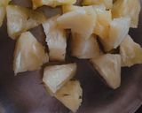 A picture of step 1 of Pineapple juice.