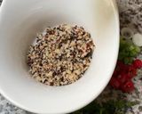 Une image de l'étape 5 de Trio quinoa 🥄pois chiche🌾🫘🫜 menthe festival de saveurs 🍃🌿.
