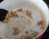 A picture of step 4 of Moong dal Halwa.