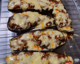 Foto del paso 4 de la receta: Berenjenas rellenas de setas y sobrasada