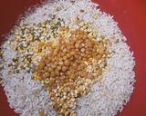 A picture of step 1 of Kathiyawadi Masala Khichdi.