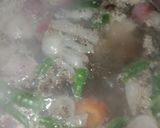 A picture of step 2 of Black pepper chicken soup 🍲😋😋.