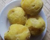 A picture of step 1 of Causa Rellena with Tuna Chunks.