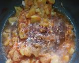 A picture of step 2 of Spaghetti with pumpkin sauce and Veg Balls.