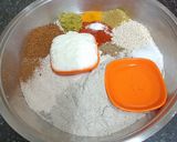 A picture of step 1 of Pearl Millet Discs (Bajra na Vada).