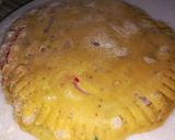 A picture of step 3 of Tortilla with Indian twist.