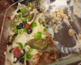 A picture of step 4 of Microwave Lasagna.