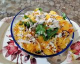 A picture of step 5 of Dhaarwad Poha.