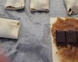 Foto del paso 5 de la receta: Rollitos de Hojaldre con Membrillo, Chocolate y Almendras