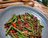 Foto langkah ke 4 dari resep Tumis Buncis Daging Cincang.