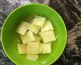 A picture of step 1 of Instant tirangi tikki.