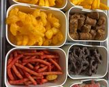 A picture of step 2 of State testing snackle boxes.