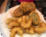 A picture of step 9 of Sonoran-Style Battered Shrimp Tacos and Stuffed Jalapeños with Smoked Marlin.