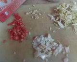 A picture of step 1 of Hot n Sour Soup.